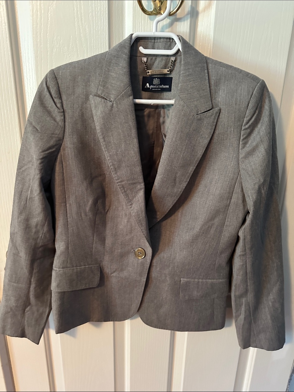 AquaScutum Women's Grey Tailored Blazer